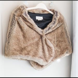 BHLDN Faux Fur Cape (Yates Stole)